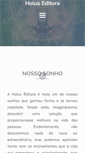 Mobile Screenshot of holuseditora.com.br